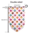thumbnail image 7 of Wukai Colorful Donuts Print Garden Flag 12.5x18 Inch Double Sided Sun-resistant Rain-resistant, Wrinkle-resistant Colorfast(Only Flag), 7 of 7