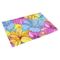 thumbnail image 2 of CADecor Abstract Floral Art Non-Slip Bath Mat Rug Bath Doormat Floor Rug 30x18 inches, 2 of 2