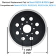 thumbnail image 2 of 2pcs 5 Inch 8 Hole Hook & Loop Replacement Sander Pad for 5" Bosch ROS20VS, ROS20VSC, ROS20VSK, ROS20, ROS10 Random Orbit Sander, 2 of 7