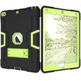 thumbnail image 4 of Allytech Case for New iPad 9.7 2018 2017,iPad 6th/5th Generation Case,Three Layer Shockproof Armor Defender Protective Case Cover for Apple iPad 9.7 2017/2018 A1893 A1954 A1822 A1823 (Black/Qlivine), 4 of 8