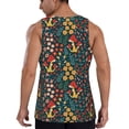 thumbnail image 3 of Haiem Berries and Flowers Men Workout Tank Top Gym Bodybuilding Sleeveless Muscle T Shirts Athletic Tank Breathable Workout Shirt-Small, 3 of 9