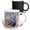 Multicolor, variant on 3drose, Mule Deer Buck, Foggy Frosty Morning, 11oz Two-tone Red Mug