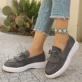 thumbnail image 4 of longantii Orthopedic Shoes for Women Arch Support Non Slip Slip on Running Shoes Wide Mesh Stretch House Shoes Comfort 2026 New Orthopedic Shoes Gray, 4 of 5