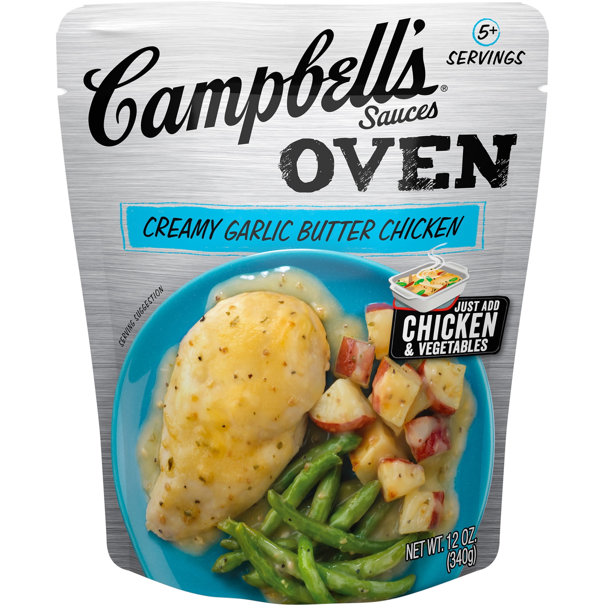 Campbell's Oven Sauces Creamy Garlic Butter Chicken, 12 oz