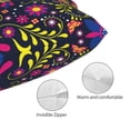 thumbnail image 5 of Cauagu Colorful Mexican Print Pillow Covers with Envelope Closure,1PC Pillow Cases Decorative Pillow Case for Bed & Couch, Pillows Not Included-20"x30", 5 of 6