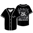 thumbnail image 1 of Kpop Nouveau Logo OMG Jeans Merch Veste de Baseball Tee Cosplay Femmes Hommes Mode Manches Courtes T-Shirts,TP,Style 2, 1 of 5