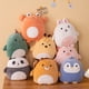 thumbnail image 2 of Peluche de pingüino, cerdo, conejo, panda, cangrejo, animal del zoológico kawaii, suave, 40 cm, regalo de cumpleaños para niños, 2 of 5