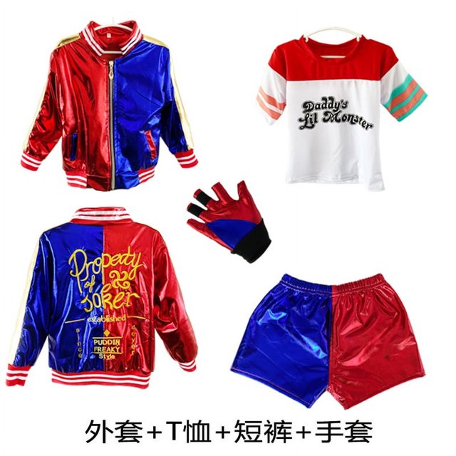 4 piezas de disfraz de personaje de anime Cos, bloque de color, ropa de fiesta para mujer (L adulto)