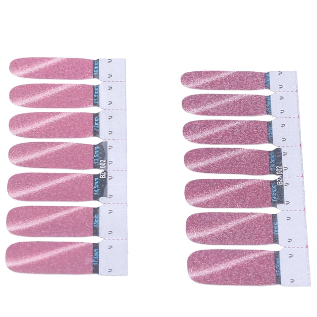 Calcomanías de esmalte de uñas BuyWeek 14 piezas autoadhesivas para uñas DIY