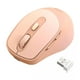 thumbnail image 1 of Mouse Inalámbrico Silencioso Ergonómico Mouse Bluetooth/2.4g Rosa pálido, 1 of 5