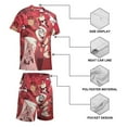 thumbnail image 3 of Boys Hazbin Hotel Short Sleeve Mesh T-Shirt And Shorts Outfit Set Summer Clothes Set for Kids, 3 of 7