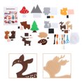 thumbnail image 3 of 1 Set DIY Sewing Craft Kit Felt Craft Supplies DIY Sewing Kids Educational Toys, 3 of 9