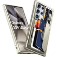 thumbnail image 1 of Oupeigar para Samsung Galaxy S24 Ultra Funda de Teléfono con Soporte para Tarjetas RFID (Almacena 4 Tarjetas)&Cubierta de Cámara y Soporte, Funda de Silicona a Prueba de Golpes-titanio, 1 of 9
