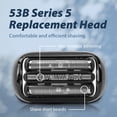 thumbnail image 2 of 53B Replacement Shaver Head, Fits Series 5 & Series 6 Electric Shavers, Compatible with Models 5672, 5018s, 5020s, 5049cs, 5050cs, 6020s, 6072cc, 6090cc, Black, 2 of 7