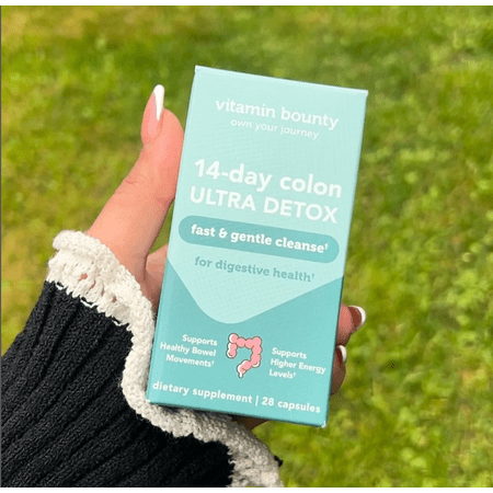 Colon Cleanse, 14 Day Gentle Colon Detox Cleanse, Vitamin Bounty