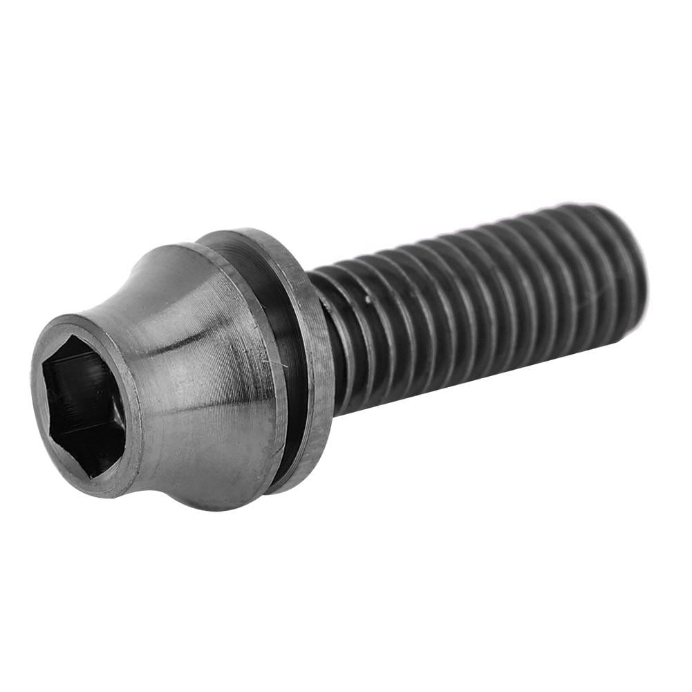 OTVIAP Bicycle Titanium Alloy Water Bottle Cage Screw Bolt M5x12/16mm