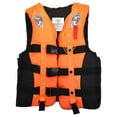 thumbnail image 1 of JARUSITE XL Orange Life Jacket, Dacron Material, 600g, Multiple Color Options, Safety Whistle Included, 1 of 6