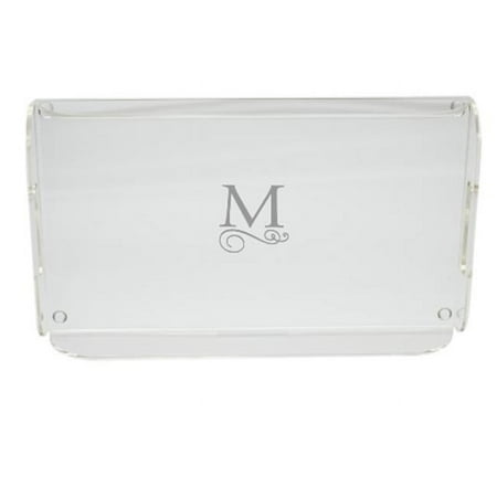 

Carved Solutions Acrylic Serving Tray With Handles-Pi-Flourish-L