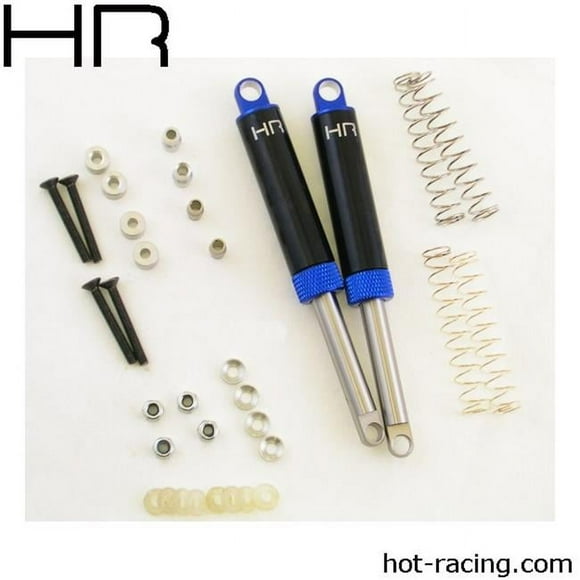 Hot Racing HRATD100T06 Internal Spring Air Shocks - Blue - 100 mm