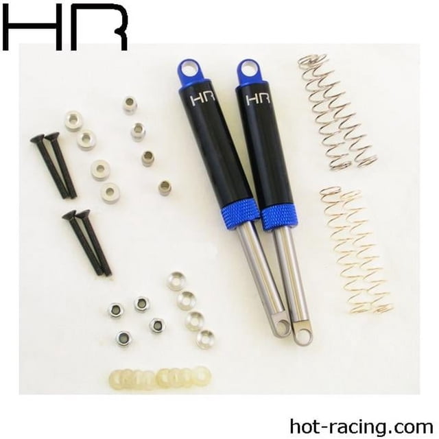 Hot Racing HRATD100T06 Internal Spring Air Shocks - Blue - 100 mm