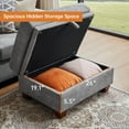 thumbnail image 2 of Soscana Oversized Sectional Sofa with Storage Ottoman,4 Seat L Shaped Couch with Coffee Table,Modern Living Room Seating Furniture for Living Room,Apartment,Office, 2 of 8