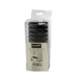 thumbnail image 3 of 12 Pack Shower Curtain Rings Hooks Plastic Easy Glide Snap Closure Rust Free Fits All Standard Shower Rods Black, 3 of 7