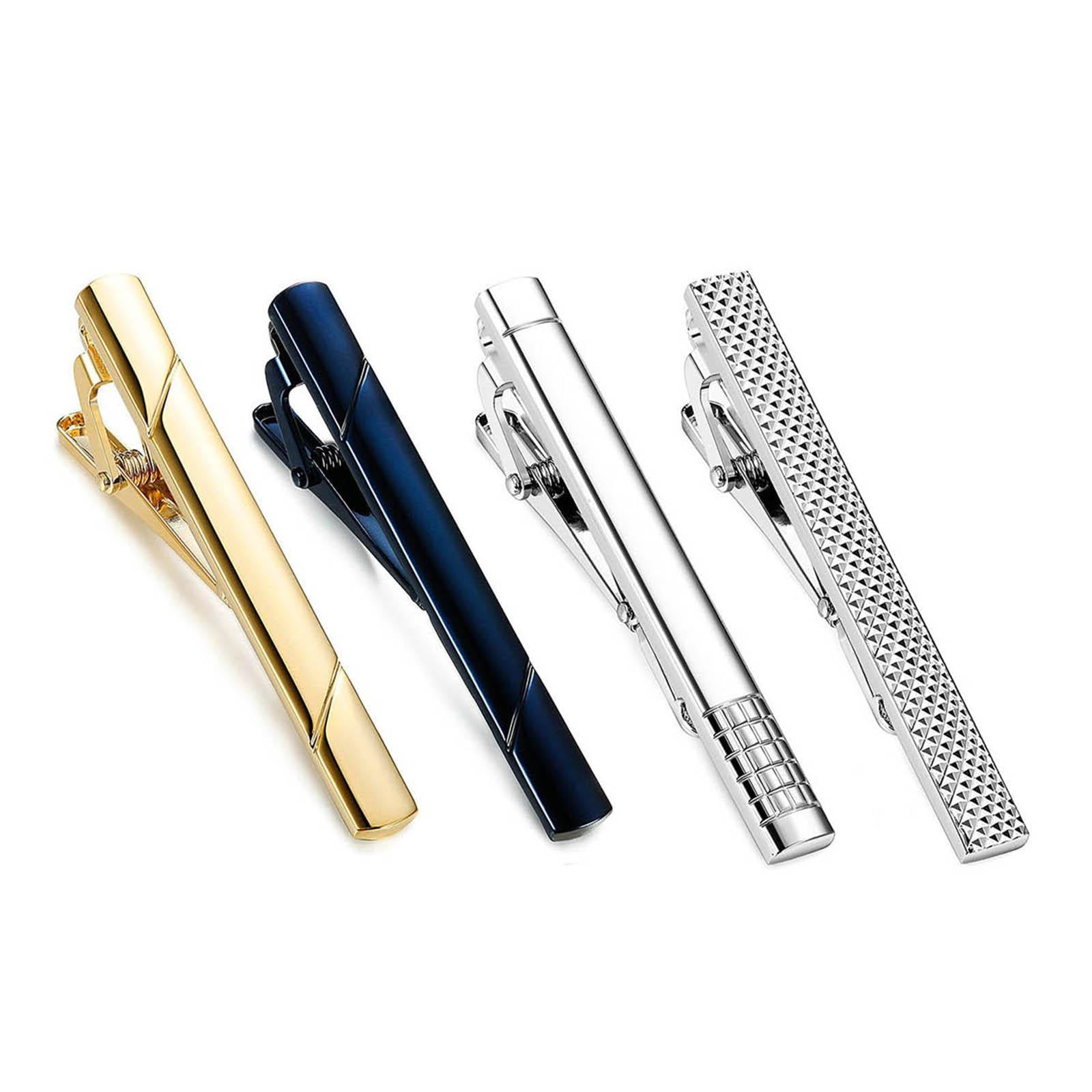 Roctee Men's 8 Pack Tie Clip