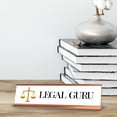 thumbnail image 3 of Legal Guru, Gold frame, Novelty Nameplate Desk Sign (2x8¨), 3 of 3