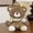 Deep Brown Bear, variant on Soft Artist Teddy Bear Stuffed Animal, Cute Dressed-Up Painter Bear Plush Toy for Kids Room Decor