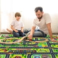 thumbnail image 5 of Kids Rug Car Play Rug, Kids Racing Game Carpet Toy Car Game Carpet Suitable for Playroom Classroom Bedroom, 5 of 5