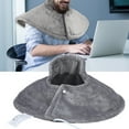 thumbnail image 1 of Velvet Shoulder and Neck Heating Blanket with 9 Temperature Adjustable Settings, Cozy Electric Heated Neck Pad Warmer, Portable Travel Wrap for Home Office. 2Hour Timer Autooff, 1 of 7