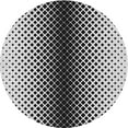 thumbnail image 1 of Ahgly Company Machine Washable Indoor Round Transitional Dark Gray Black Area Rugs, 3' Round, 1 of 7