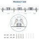 thumbnail image 3 of Broom Holder Holder Pack Of 2 3 Clips and 4 Hooks Broom Holder Organizer  for Bathroom for Garden for Big Room for Kitchen ANGGREK Otros, 3 of 8