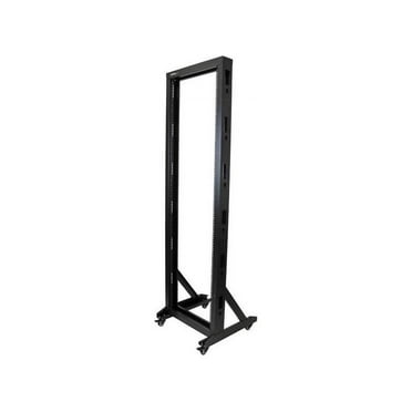 StarTech.com 2-Post Server Rack with Sturdy Steel Construction and Casters - 42U