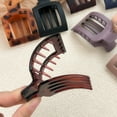 thumbnail image 3 of 3PCS Flat Hair Clips, Medium Square Flat Claw Clips for Women Girls, French Strong Hold Non-slip Hair Clips for Thick Thin Hair, Stylish Classic Hair Barrettes( Black&Tortoise), 3 of 7