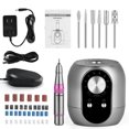 thumbnail image 4 of Duomishu Electric Nail Drill 35000RPM with Speed Controller Base 6in1 Portable Manicure Pedicure Kits, 4 of 11