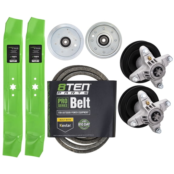 8TEN Blade Spindle Belt Idler Kit for Cub Cadet 42 inch RZT42 MK1005143