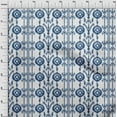 thumbnail image 3 of oneOone Viscose Jersey Fabric Paisley|Stripe & Circle Ikat Printed Fabric 1 Yard 60 Inch Wide, 3 of 5