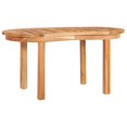 thumbnail image 2 of vidaXL 4 Piece Banana Patio Lounge Set Solid Teak Wood, 2 of 7