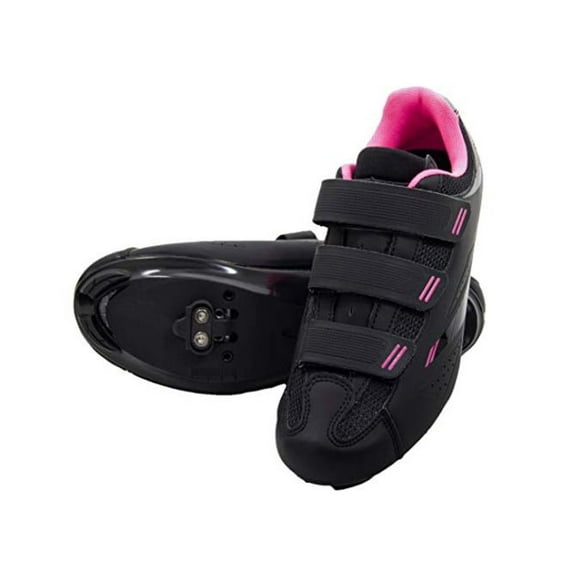 tommaso Pista 100 Women's Spin Class Ready Cycling Shoe Bundle with Compatibl...