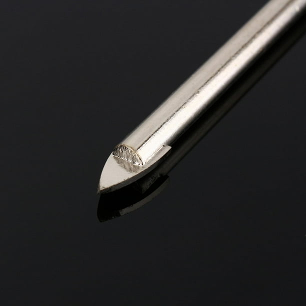 Broca para espejo, 10 piezas de 6 mm para azulejos, vidrio, cerámica, brocas para azulejos, herramientas de hardware, rendimiento confiable