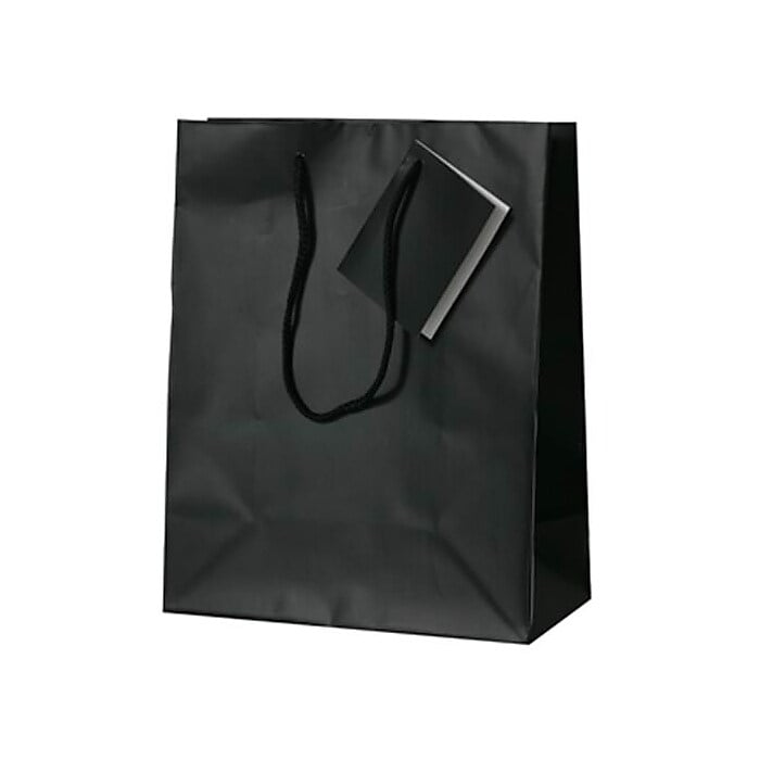 Download Jam Paper Gift Bags With Rope Handles Medium 8 X 10 X 4 Black Matte 3 Pack 672mabla Walmart Com Walmart Com