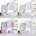 thumbnail image 5 of Xudanell Going Home Outfit Baby Boy Cotton Everyday Baby Boy Clothes 0-3 Months Soft Shirts and Pants Baby Outfit with Hat, 5 of 5
