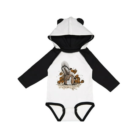 

Inktastic Squirrel Superhero Landing with Acorns Gift Baby Boy or Baby Girl Long Sleeve Bodysuit