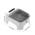 thumbnail image 5 of Clearance Automatic Cat Feeder, Smart Motion Sensor Auto Open Lid with Timer, Sealed Fresh Bowl with Ice Bag Slot for Dry and Wet Food, Easy Clean for Cats Small Dogs, 5 of 6