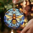 thumbnail image 5 of Bee Hanging Ornaments, Ceramic - Bee Christmas Tree Ornaments, Holiday Keepsake Gifts - Christmas Ornament - Holiday Tree Decoration - Ceramic Keepsake - Gift for Women Men Kids -..., 5 of 5