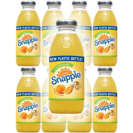 Snapple Orangeade All Natural 16 fl oz (Pack of 8 Total of 128 fl oz) Natural Antioxidants and Filtered Water Snapple Orangeade All Natural 16 fl oz (Pack of 8 Total of 128 fl oz) Natural Antioxidants and Filtered Water