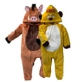 thumbnail image 1 of Paquete 2 Mamleucos sin pie con Gorro Bordado Disney Pumba y Timon Talla 2 aÃ±os Disney Pijamas para NiÃ±os, 1 of 4