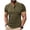 Army Green#henley tops, variant on VBTAPA Men's Raglan Henley Shirt Collar with Contrast Stitch Detail Casual Relaxed Fit Top Short Sleeve Shirts with Buttons Khaki M