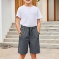 thumbnail image 2 of YunPes Boys Athletic Shorts Mesh Basketball Soccer Kids Youth Shorts Quick Dry Sport Active Clothes with Zipper Pockets Ice Silk, 2 of 8
